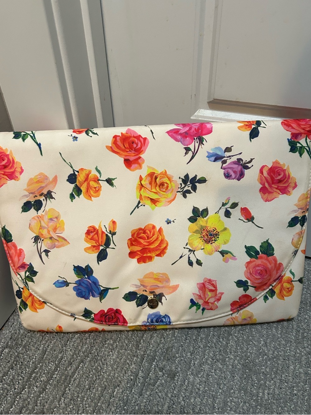 Floral Print Bando laptop case/bag 15inch
